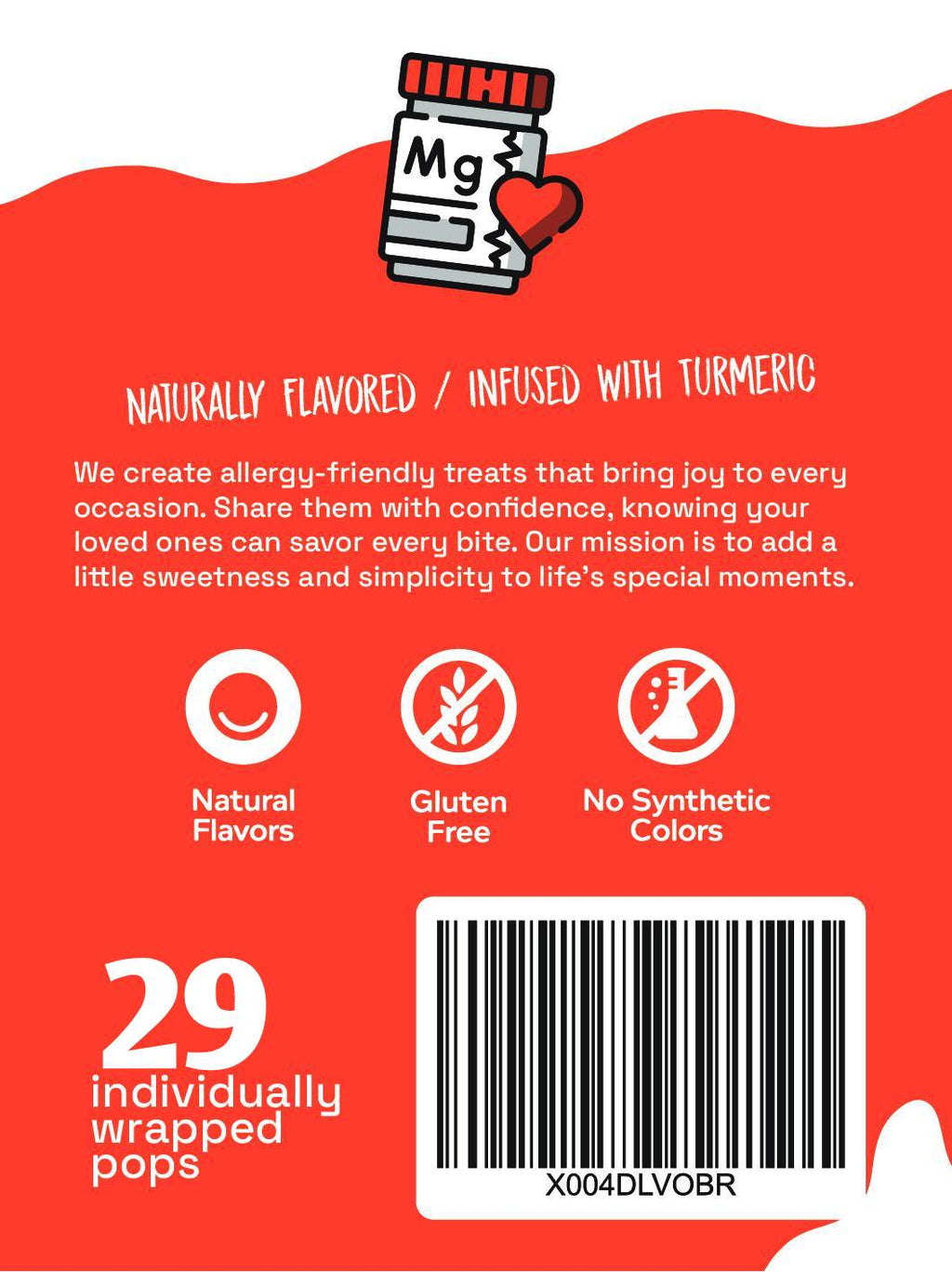 Andy Anand Sugar - Free Magnesium Lollipops & Sweet - Calm Combo, 29 ct, 8.8 oz – Real Fruit Juice, Keto, Kids Support, Birthday Gift Box