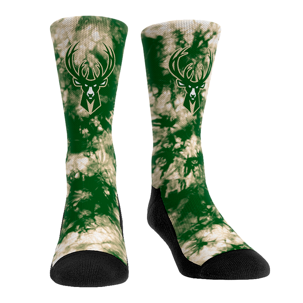 Milwaukee Bucks - Team Tie Dye Crew Socks