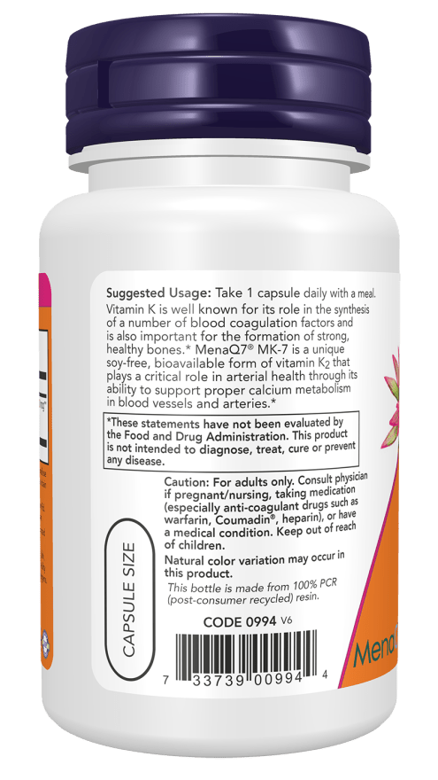 MK - 7 Vitamin K - 2 Extra Strength - 300mcg