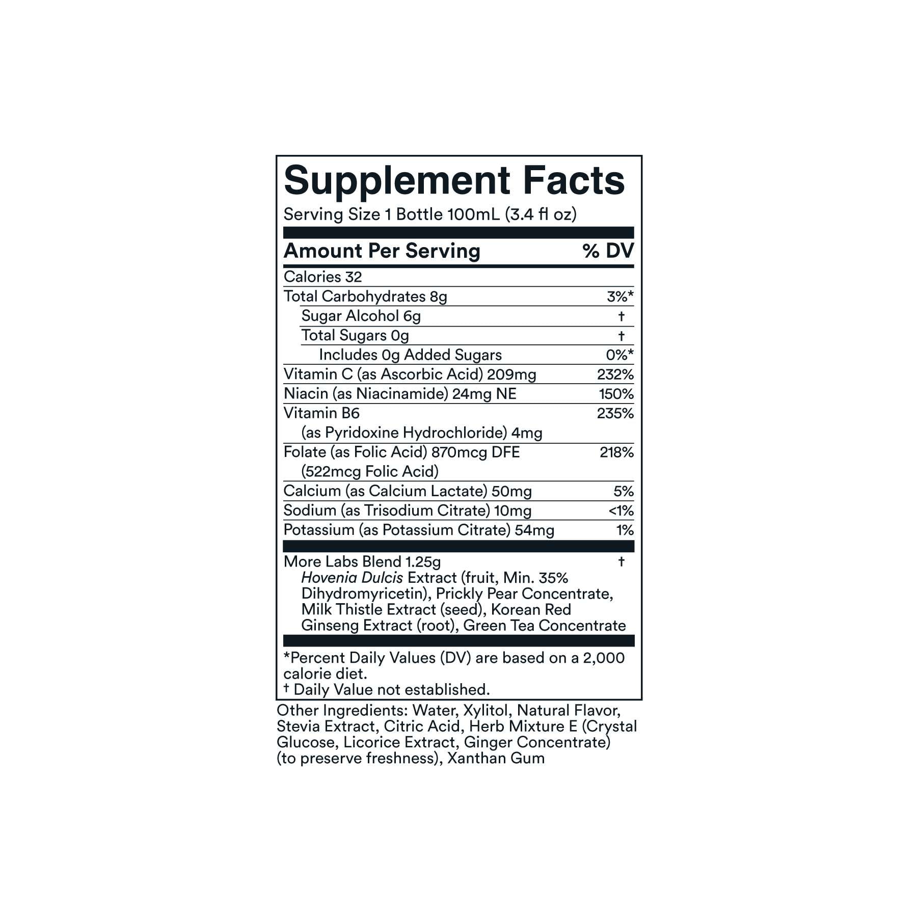 morning recovery | 6, 12, or 24-Pack Flavored Recovery Supplement 3.4oz.