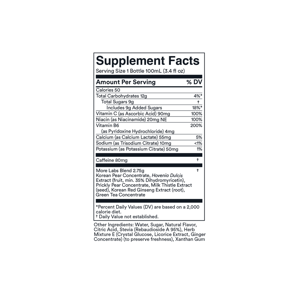 morning recovery + energy | 6, 12, or 24-Pack Berry-Flavored Recovery+Energy Supplement 3.4oz.