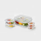 Genicook Bake and Carry Five-Piece Glass Container Set