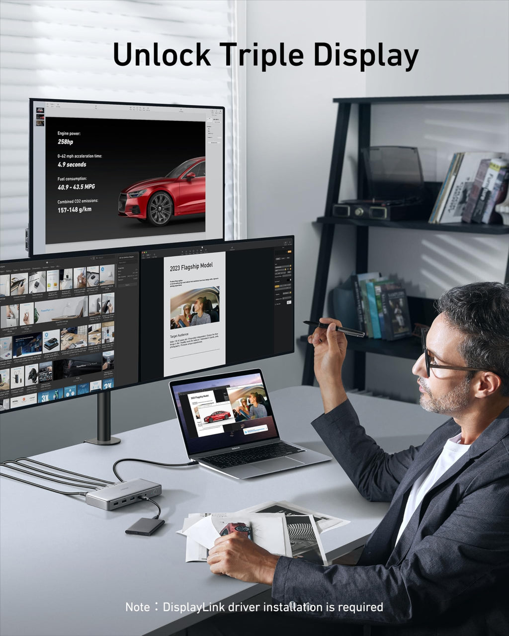 Anker <b>563</b> USB-C Docking Station (10-in-1)