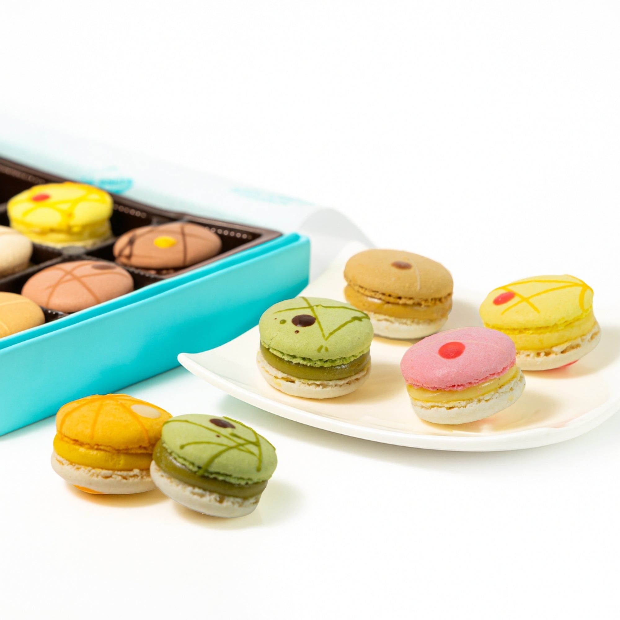 Andy Anand French Macarons, 48 - Piece Gift Box – Made Fresh Daily, Decadent Assorted Flavors, Gluten - Free – Birthday & Holiday Gift Box