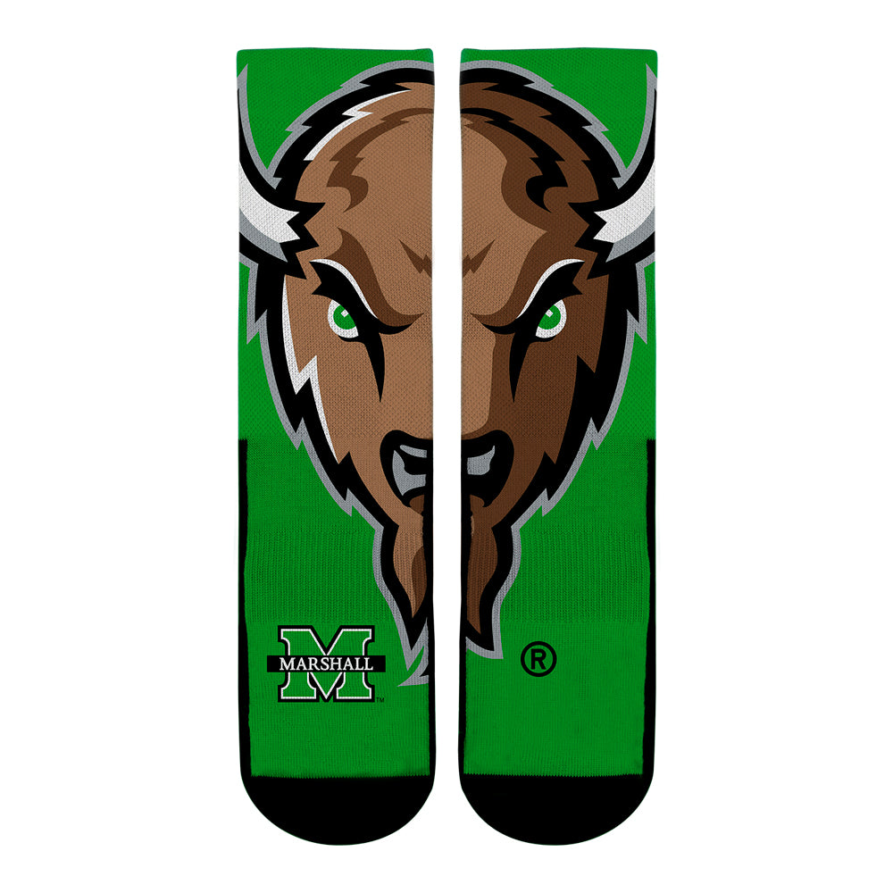 Marshall Thundering Herd - Mascot Crew Socks