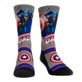 Marvel - Captain America - Legendary Dad Crew Socks