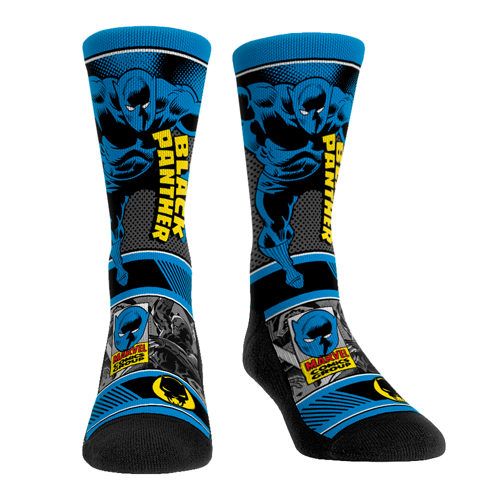 Marvel Black Panther - Vintage Sideplot Crew Socks