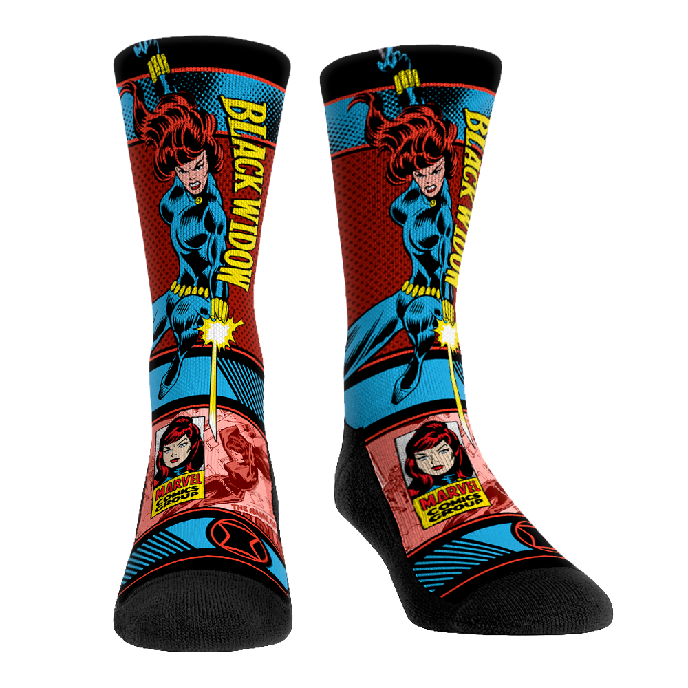 Marvel Black Widow - Vintage Sideplot Crew Socks