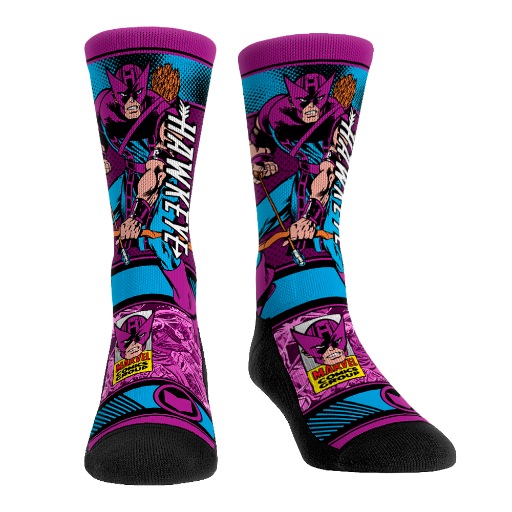 Marvel Hawkeye - Vintage Sideplot Crew Socks