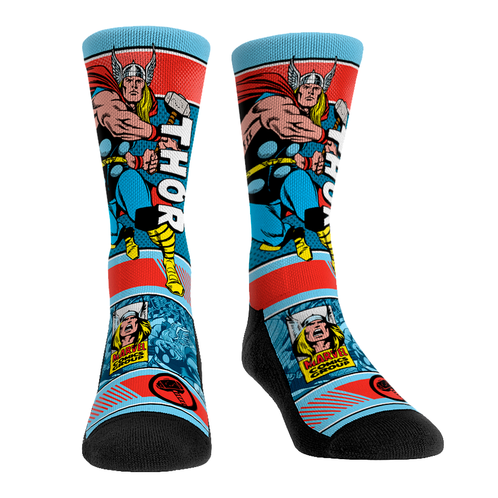 Marvel Thor - Vintage Sideplot Crew Socks