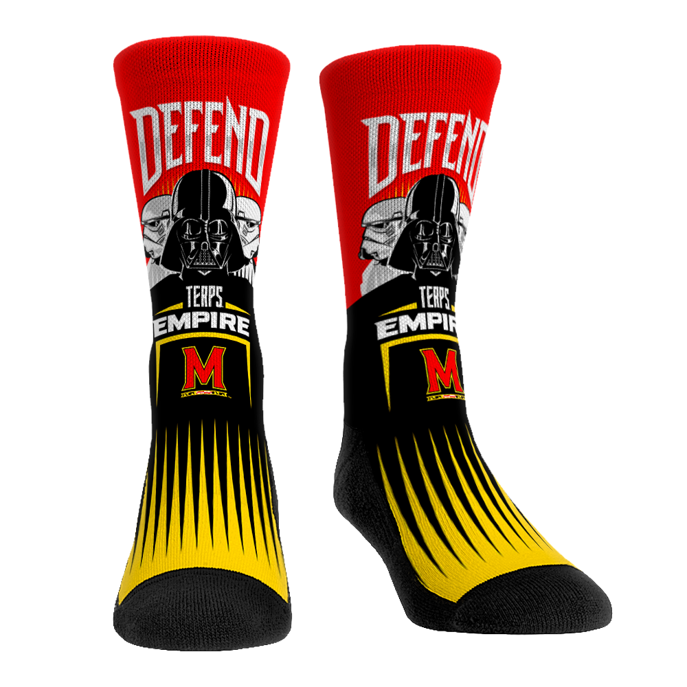 Maryland Terrapins - Star Wars - Defend the Empire Crew Socks