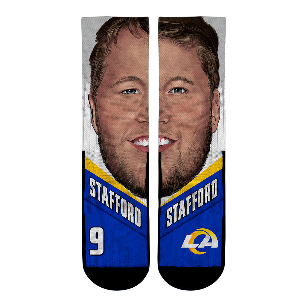 Matthew Stafford - Los Angeles Rams - Game Face Crew Socks