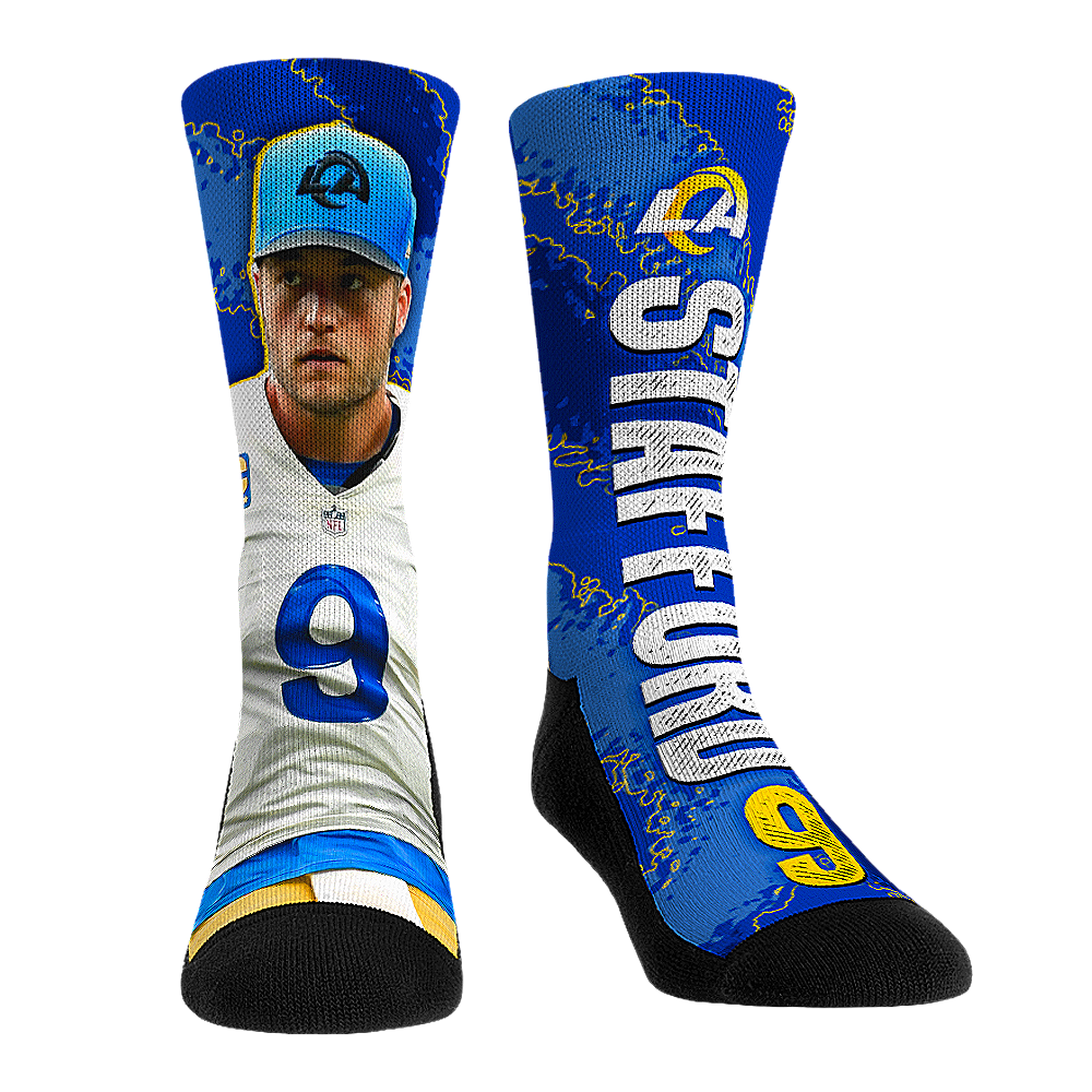 Matthew Stafford - Los Angeles Rams - Big Player Crew Socks