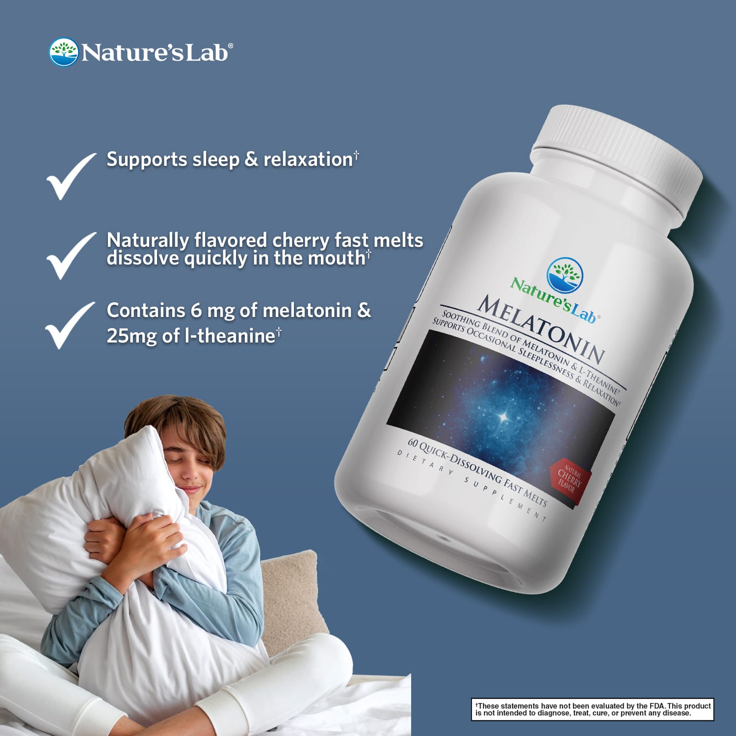 Melatonin - 60 Fast Melt Tablets