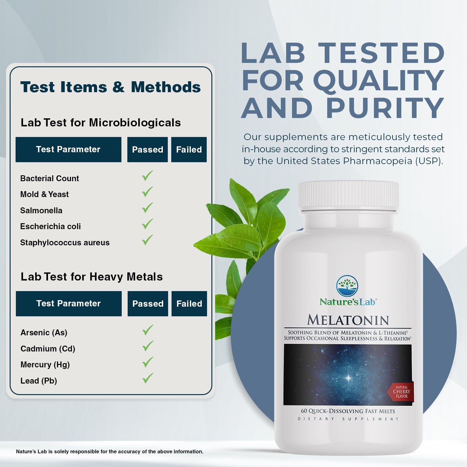 Melatonin - 60 Fast Melt Tablets