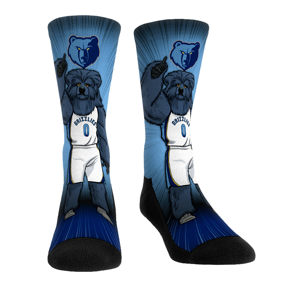 Memphis Grizzlies - Mascot Pump Up! Crew Socks