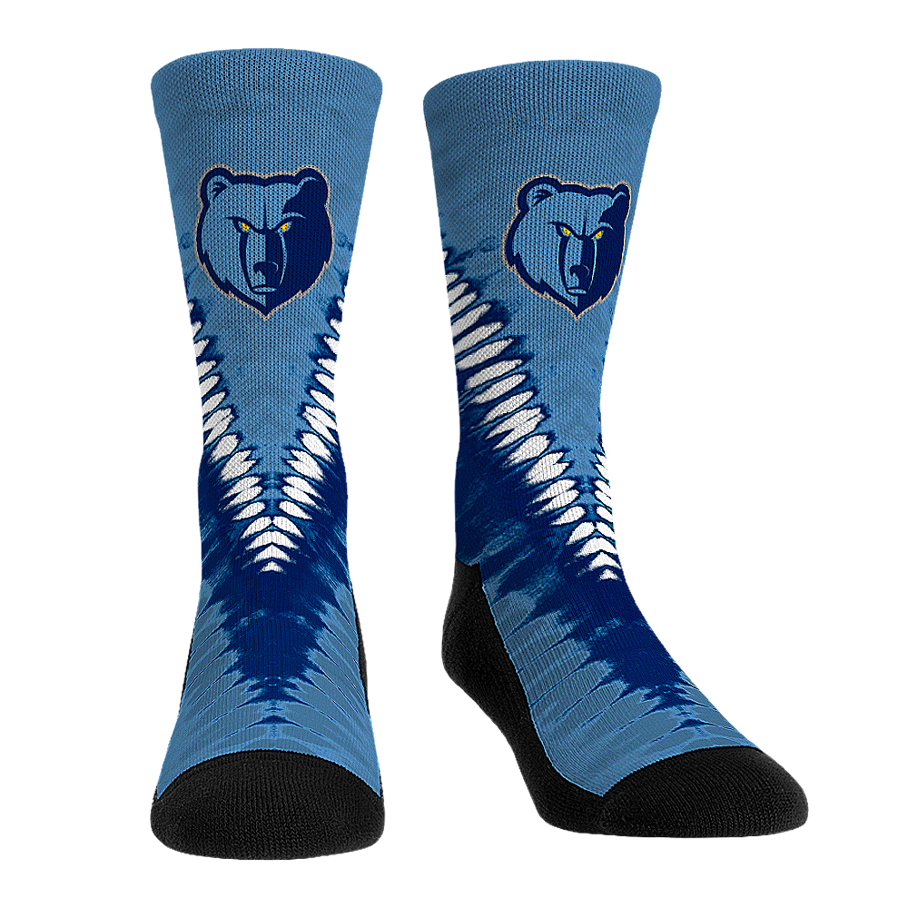 Memphis Grizzlies - V Shape Tie Dye Crew Socks
