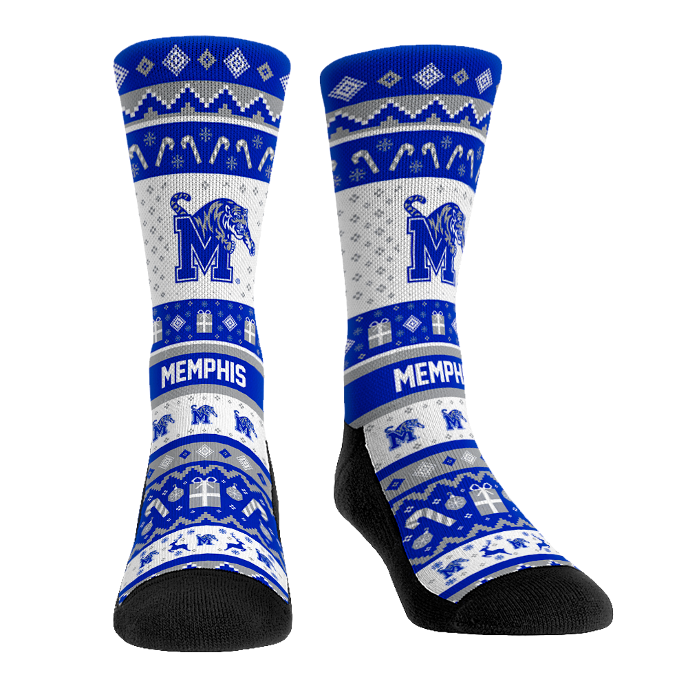 Memphis Tigers - Tacky Sweater Crew Socks