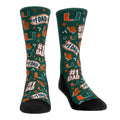 Miami Hurricanes - #1 Dad Crew Socks