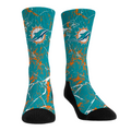 Miami Dolphins - Cracked Marble Crew Socks