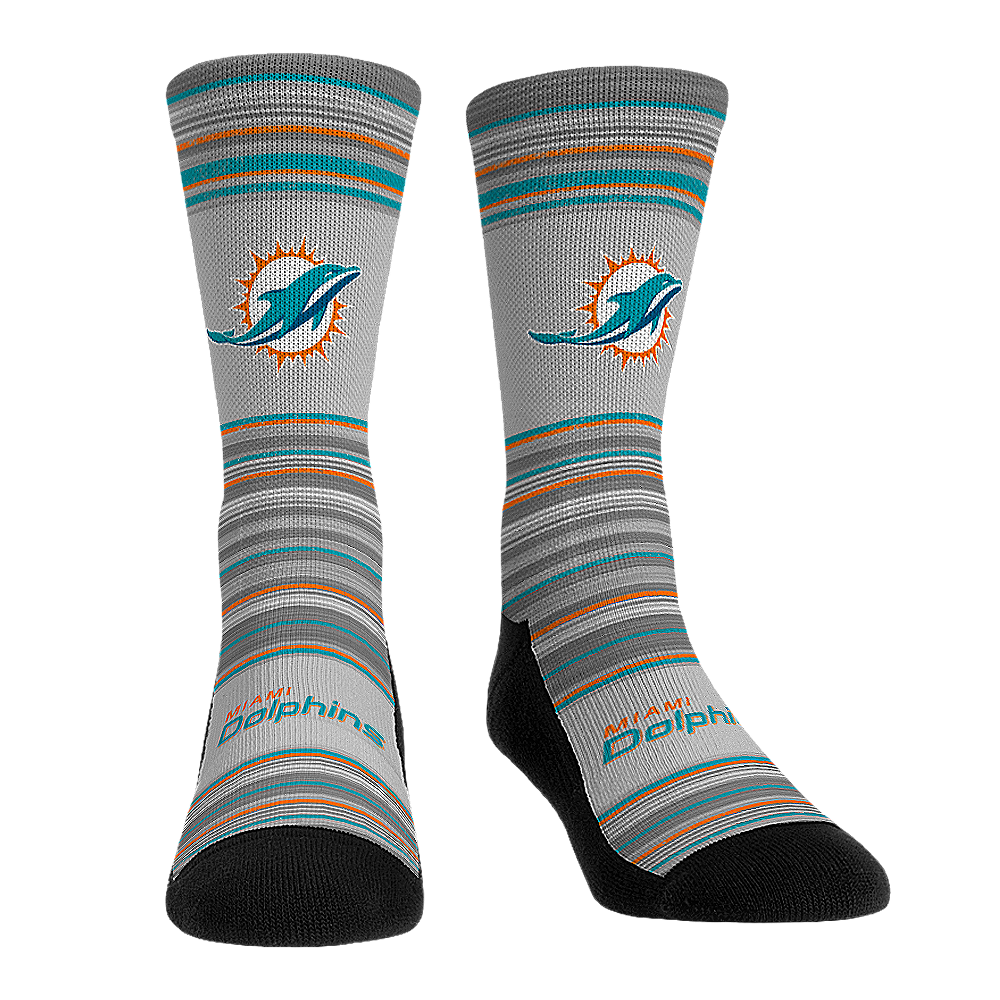 Miami Dolphins - Heather Classics Crew Socks