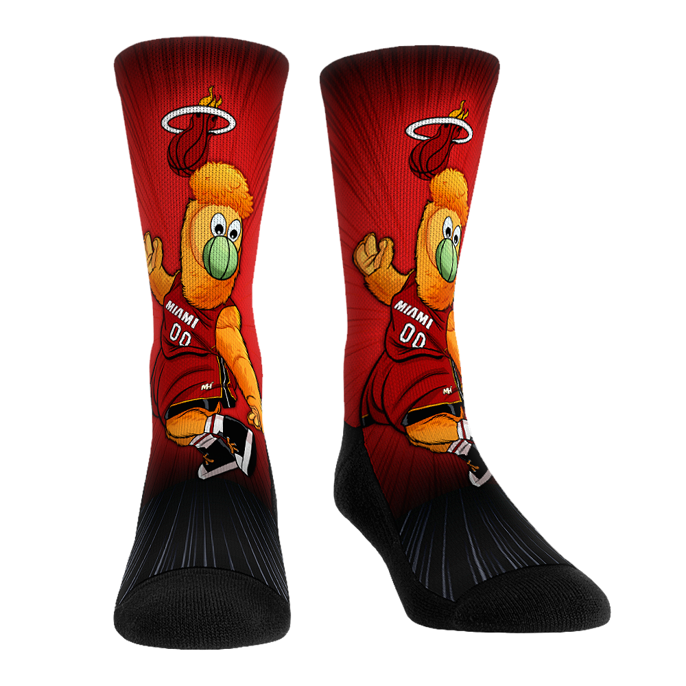 Miami Heat - Mascot Pump Up! Crew Socks