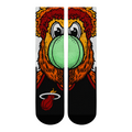Miami Heat - Split Face Mascot Crew Socks