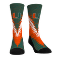 Miami Hurricanes - V Shape Tie Dye Crew Socks