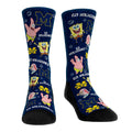 Michigan Wolverines - SpongeBob SquarePants Characters All-Over Crew Socks