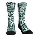 Michigan State Spartans - Logo Sketch Crew Socks