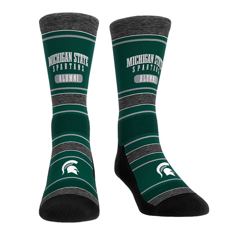Michigan State Spartans - Alumni Crew Socks