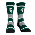 Michigan State Spartans - Tech Stripe Crew Socks