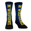 Michigan Wolverines - Pump Up Crew Socks