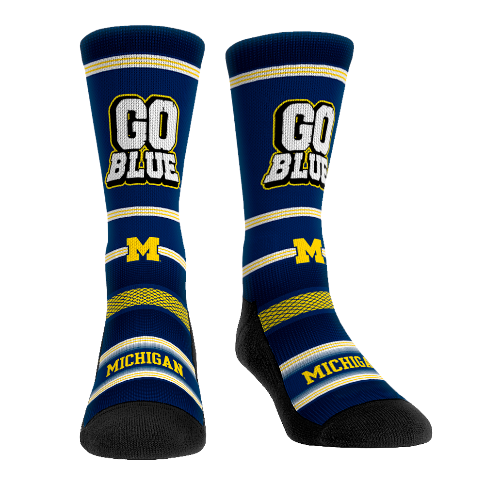 Michigan Wolverines - Go Blue Crew Socks
