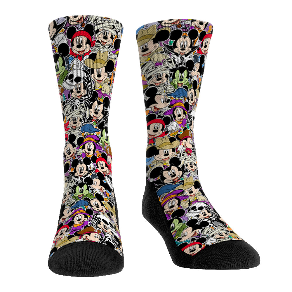 Mickey Mouse - Halloween Costumes Stacked Crew Socks