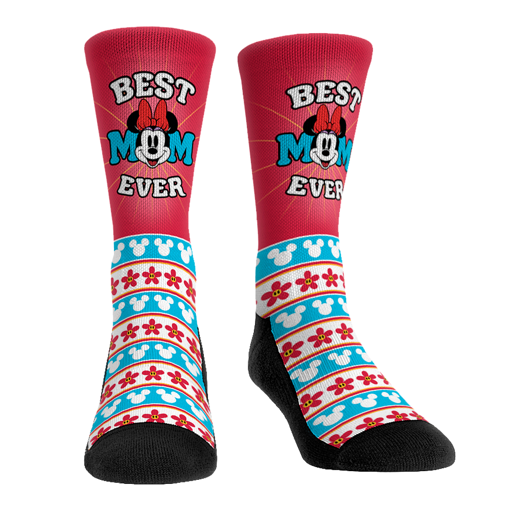 Mickey and Friends - Best Mom Ever (Minnie) Crew Socks