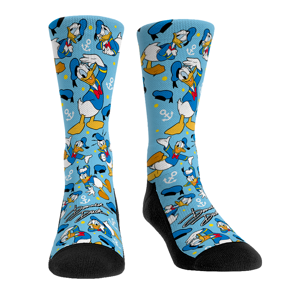 Donald Duck - Character All-Over Crew Socks
