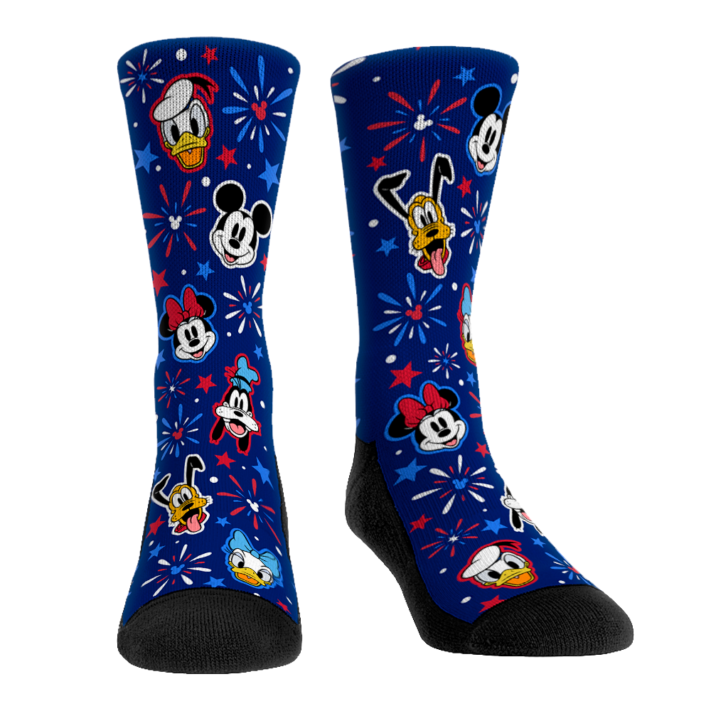 Mickey and Friends - Fireworks All-Over Crew Socks
