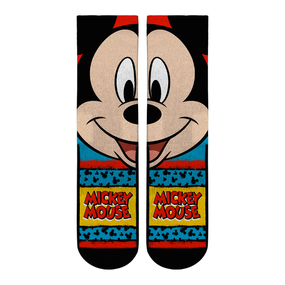 Mickey Mouse - Split Face Crew Socks