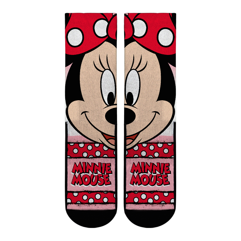 Minnie Mouse - Split Face Crew Socks