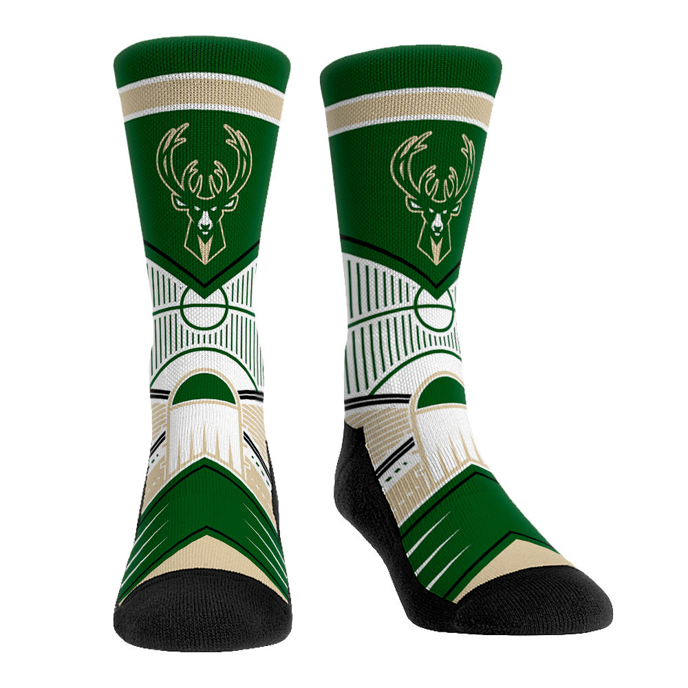 Milwaukee Bucks - Full Court Press Crew Socks