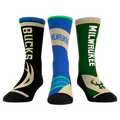 Milwaukee Bucks - Ultimate Jersey - 3-Pack Crew Socks