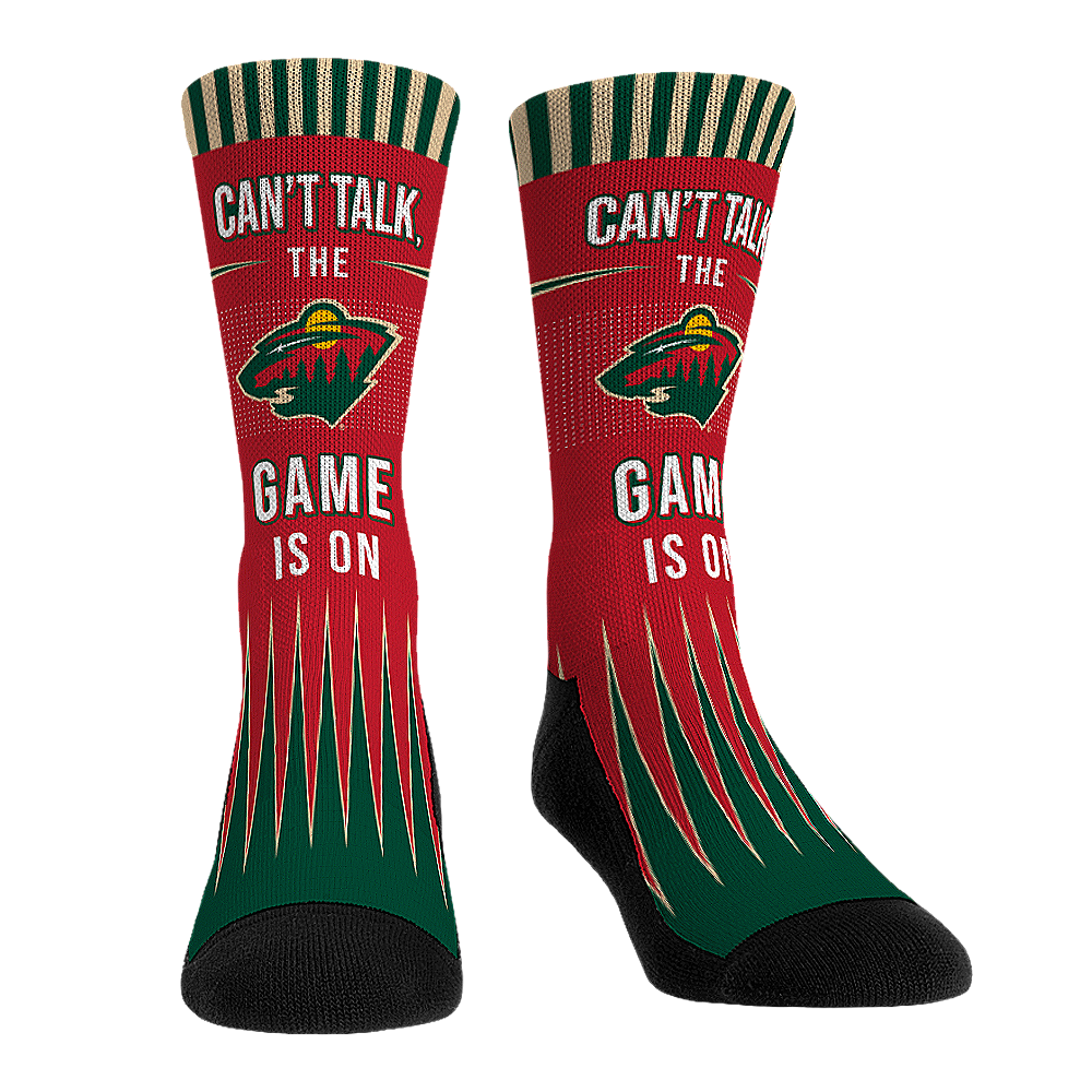Minnesota Wild - Can't Talk Crew Socks