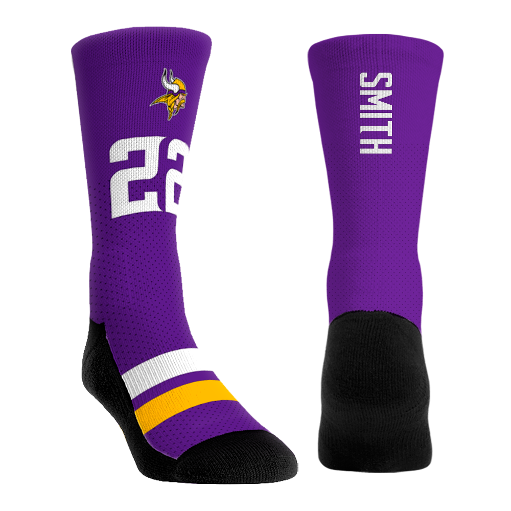 Harrison Smith - Minnesota Vikings - Jersey (Purple) Crew Socks