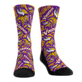 Minnesota Vikings - Logo Sketch (Purple) Crew Socks