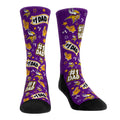 Minnesota Vikings - #1 Dad Crew Socks