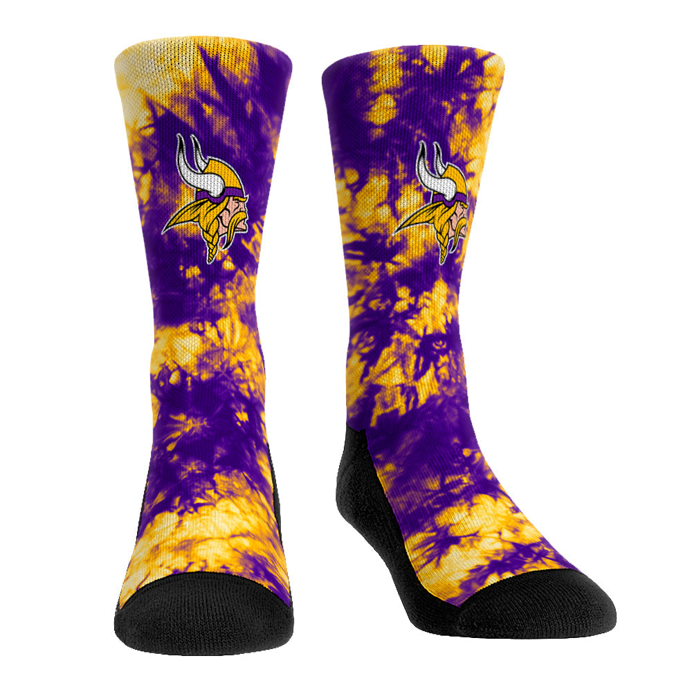 Minnesota Vikings - Team Tie Dye Crew Socks