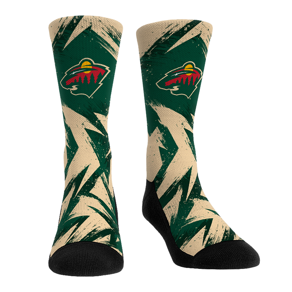 Minnesota Wild - Game Paint Crew Socks