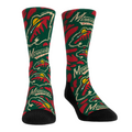 Minnesota Wild - Logo Paint Crew Socks