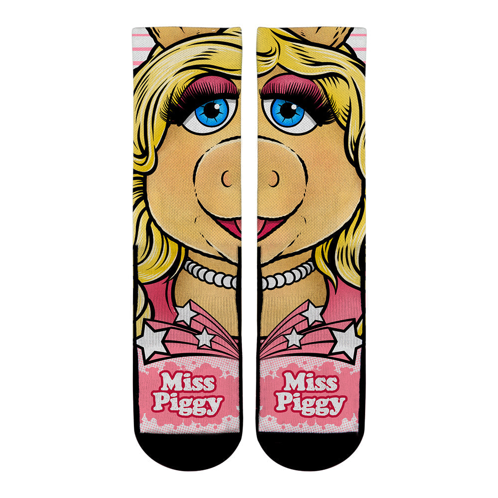 The Muppets Miss Piggy - Split Face Crew Socks